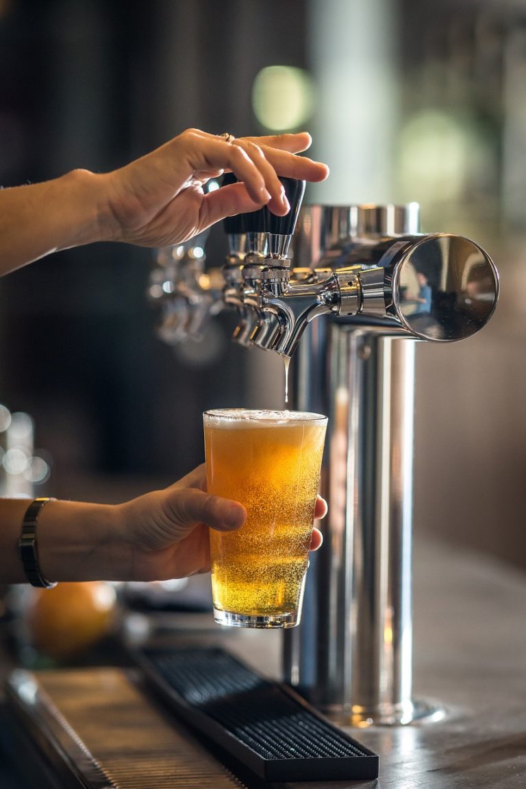 beer, pouring, refreshment